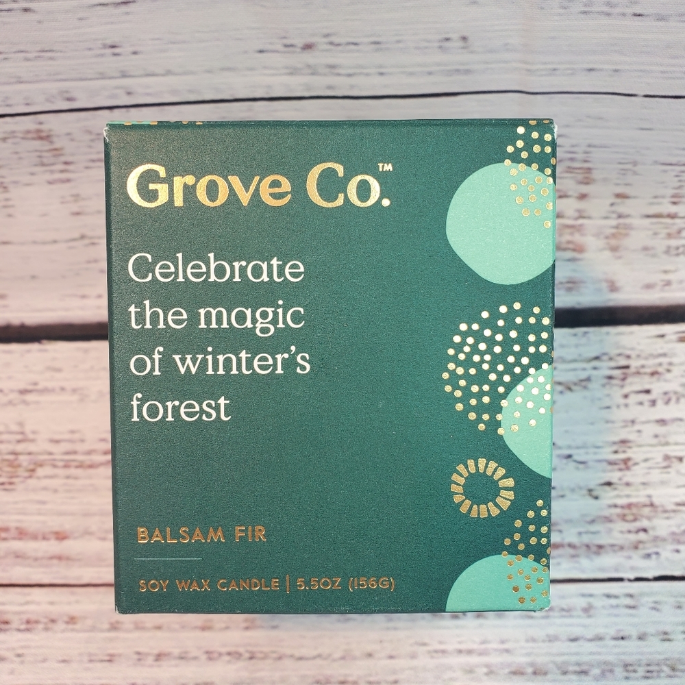 Grove Co. Sparks of Joy Candle Balsam Fir - Picture 3 of 3